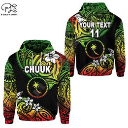 Polynesian Island Chuuk Custom Text Country Tribal Culture Retro Harajuku Tracksuit Men Women Pullover 3DPrint Jacket Hoodies A3 220706