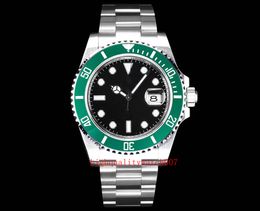 Classic Series Men's Wristwatches Black Dial 41MM Stainless Steel bracelet ETA 2813 Movement Blue Luminescent 126610 Automatic Men's Watches