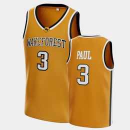 Basketball 2022 NCAA Custom Wake Forest Stitched Basketball Jersey Chris 3 Paul Jerseys 21 Tim Dun can 11 Carter Whitt 1 Isaiah Mucius