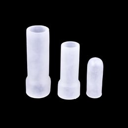 Silicone Penis Sleeves Clamping Kit S/M/L Vacuum Cup Extender For Enlargement/ Extender/Stretcher Replacement