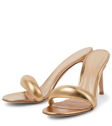 Ladies 2022 new women Genuine real leather sandals 7.5CM stiletto high heels summer Casual Flip-flops wedding dress Glad 0603