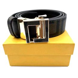 Belts Men Designers Belts Letter Automatic Buckle Women Fashion Belt High Quality Genuine Leather Waistband ceinture luxe Width 3.5cm With Box MZVZ