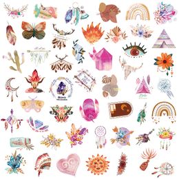 50Pcs Bohemia Stickers Non-Random For Car Bike Luggage Sticker Laptop Skateboard Motor Water Bottle Snowboard wall Decals Kids Gifts