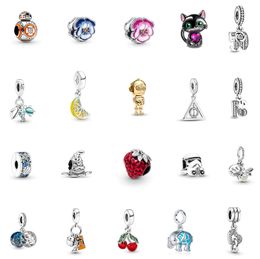 pandora bracelets charms Canada - Sterling Silver s925 Loose Beads Digital Robot Cat Beaded Original Fit Pandora Bracelet Charm Girl Charm Pendant Necklace Accessories DIY Ladies Mom Gift Jewelry