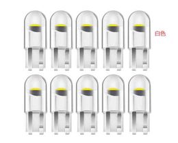 10 New T10 W5W WY5W 168 501 192 2825 COB LED Car Wedge Parking Light Side Door Bulb Instrument Lamp Auto Licence Plate Lights H220428