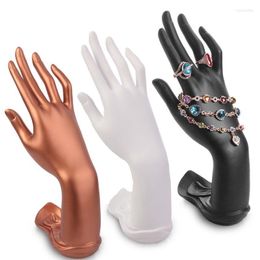 Jewellery Pouches Bags Wholesales Hand Resin Portrait Model Stand Storage Hanging Bracelet Ring Props Counter Display Wynn22