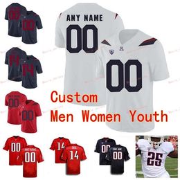 Nik1 Stitched Custom 27 Lance Briggs 28 Nick Wilson 33 Nathan Tilford 33 Scooby Wright Arizona Wildcats College Men Women Youth Jersey