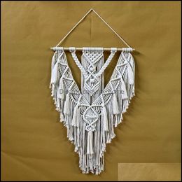 Mobiles Weave Tassels Tapestry Handicraft Northern Europe Bohemia Simplicity Wall Hanging New Pattern Dream Catcher Decoration Mxhome Dhybh