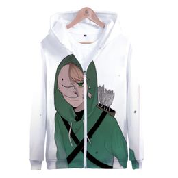 Women's Jackets Anime Dreamwastaken GeorgeNotFound Men Zipper Sweatshirt Women Streetwear Hoodies Boys Girls Cartoon K 100-4XL OversizedWome