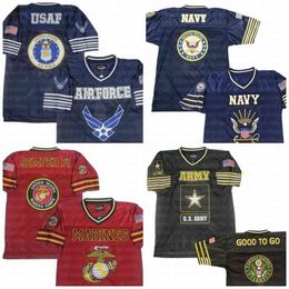CeoC202 U.S. NAVY Custom Football Jersey Stitched Name Stitched Number Fas Shipping Hight Quality