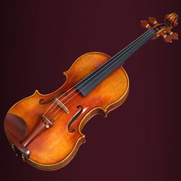 High quality Copy Stradivarius 100% Italian retro Oil Varnish Handmade Violin 4/4 Professional violin with case bow free shippin