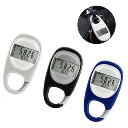 Outdoor Induction Pedometer Carabiner Party Favour Portable Fitness Running Electronic Pedometer Keychains