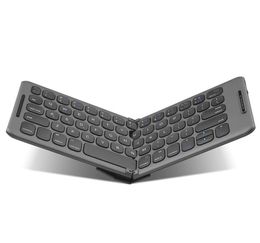 Foldable Bluetooth Keyboards Wireless Keyboard with Holder Rechargeable Pocket Folding Keyboard for IOS Windows Android B088