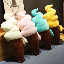 Stuffed Plush Animals 1Pc 507090Cm Creative Cute Ice Cream Pillow Plush Toys Popsicle Plush Pop Kids Baby soothing Toys Shop Home Decor Pillow J220729 240314