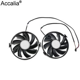 vga card fan Australia - FDC10U12S9-C 12V 0.45A VGA Fan For XFX R9 380 380X 370 370X RX460 560 R7 350 360 370 Graphics Card Cooler Cooling Fanfree delive
