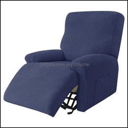 Chair Ers Sashes Home Textiles Garden 4 Pieces Jacquard Recliner Sofa Er For Living Room Elas D8T