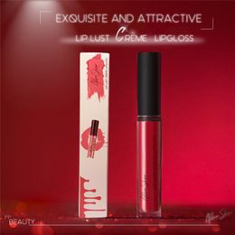 12 Colours Cream Texture Lip Gloss Sexy Women Makeup Liquid Lipstick Long Lasting Moisturising Satin Lip Make Up Lipgloss