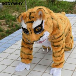 Mascot doll costume Tiger Mascot Costume Event Cheerleading Xmas Party Animal Game Dress Public Welfare Activities Costumes Novelty Style