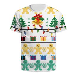 New 3D Printing Christmas Fashion Men Women Tracksuits Crewneck T Shirt Plus Size S-6XL Harajuku 002