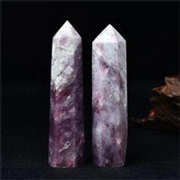 Cherry Blossom Pink Tourmaline Point Crystal Tower Healing Decor Crystal Natural Rock Meditation Gemstone Collection Gift