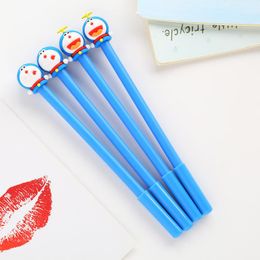 Gel Pens 40 Pcs Creative Cartoon Style Neutral Pen 0.5 MM Black Writing Tool For Students Can Be Customized Kawaii School Supplies