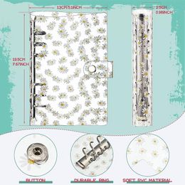 Gift Wrap Binder Budget Cover Clear A6 Pockets Expense Sheets For Money Saving Cash Envelopes SystemGift