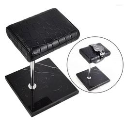 Watch Boxes & Cases Stable Marble & PU Leather Holder Display Stand Jewellery Necklace ShowcaseWatch Hele22