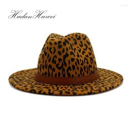 Unisex Cotton Polyester Men Women Wide Brim Woollen Felt Fedoras Hat Jazz Wool Caps Hats Oliv22