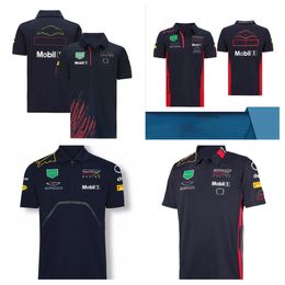 F1 Formula 1 racing polo shirt team lapel shirt with the same custom