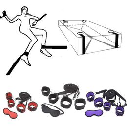 Handcuffs Bondage Erotic Under Bed sexy Restraint System Games for Adults Wrists Ankle Cuffs sexyy Lingerie Set Furniture