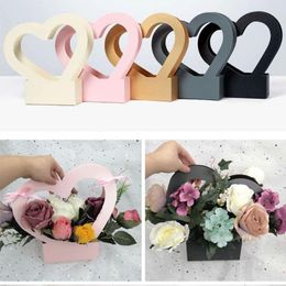 Gift Wrap Day Gifts Packaging Romantic Decorate Mother's Paper Bags Flower Packing Box Portable Rose Arrangement BoxGift
