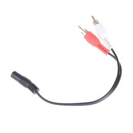 Other Lighting Accessories 3.5mm Stereo Female To 2 Male RCA Jack Adapter 1/8'' Y Audio Cable Splitter UniversalOther