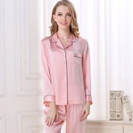 Silk Pyjamas Plus Size Women Solid Cute for Summer Nightwear Pyjama Two Piece Set Satin Pyjamas Loungewear 220329