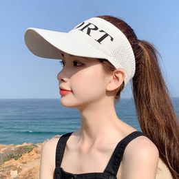 cappello da donna Vuoto top femminile protezione solare designer moda sport all'aria aperta cappellino da sole 2022 berretto da baseball parasole da viaggio Protezione solare estiva Casquette