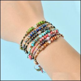 High Quality Japanese Seedbeads Natural Stone Strands Adjustable Glass Beads Bracelet For Women Drop Delivery 2021 Beaded Bracelets Jewelry