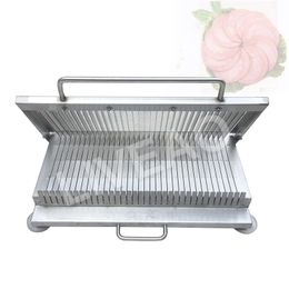 Hand Press Stainless Steel Kitchen Banana Vegetable Sausage Lunch Meat Slicer Cut Konjac Tofu Tool