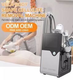 5 Handles Portable Vela Roller Vacuum Cavitation Slimming Machine Cellulite Reduction Beauty Equipment RF Skin Tightening Shaping Massage Device