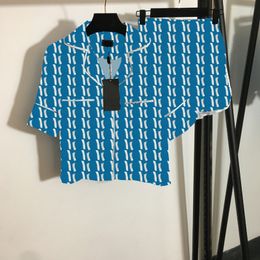 Full Letters Shirts Pants Summer Short Sleeve Ladies Tracksuit Sets Women Soft Touch Two Piece Sets Luxury Sport Suit Set
