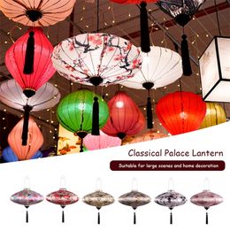 1214inch Classic Handmade Waterproof Fabric Chinese Style Lantern Vietnam Midautumn Spring Festival Party Decor 220611