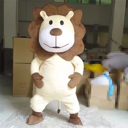2022 Mascot Costumes Lion Mascot Costume Anime Kits Mascotte Theme Fancy Dress Halloween Carnival Costumes for Adult