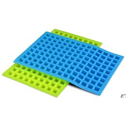 Summer Silicone Ice Moulds 126 Lattice Portable Square Cube Chocolate Candy Jelly Mould Kitchen Baking Supplies JLB15480