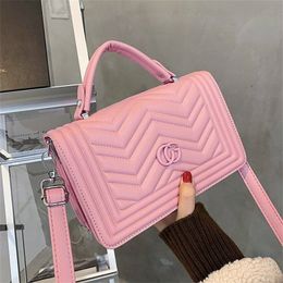 48% OFF 2022 high quality new fashion trendy bags women's Pu small square in autumn winter single shoulder diagonal cross hbag is super hot and fashionable