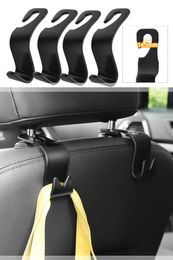 Interior Decorations 1/2/4 PCS Car Seat Headrest Hook For Holder Handbag Wallet Clothes CoatsInterior