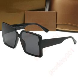 New Fashion Luxury Brand Square Sunglasses Women Vintage Oversize Sun Glasses Female Big Frame Shades Black Lady Uv400 Sonnenbrillen