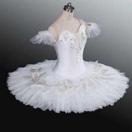 Stage Wear White Swan Lake Professional Ballet Tutu Child Kids Adult Ballerina Dance Costumes