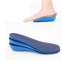 Shoe Pad Foot Treatment Pu Sports Shock Absorption Insole for Men and Women Soft Height Increasing 1 Pair