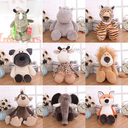 Forest animal doll lion elephant tiger monkey deer plush toy children rag dolls wholesale