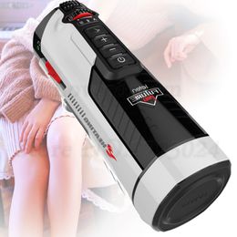 Leten 708/380 Automatic Piston Telescopic Vagina Real Pussy Male Masturbator Heat Suck Voice Interaction Machine sexy Toy For Men