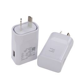 AU Plug Adaptive Fast Charging Single Port USB Wall Charger Travel Home Adapter for Samsung Note 4 Xiaomi Mobile Phone