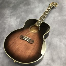 43" J200 Mould Tobacco Paint Acoustic Guitar